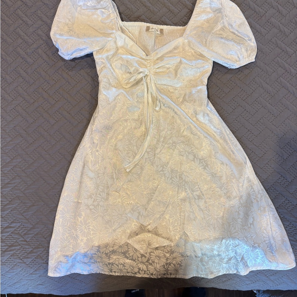 Altar'd State White Floral Dress